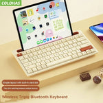 Klawiatura Bezprzewodowa Bluetooth do Tabletu – Potrójna Łączność, Ergonomiczny Uchwyt 5
