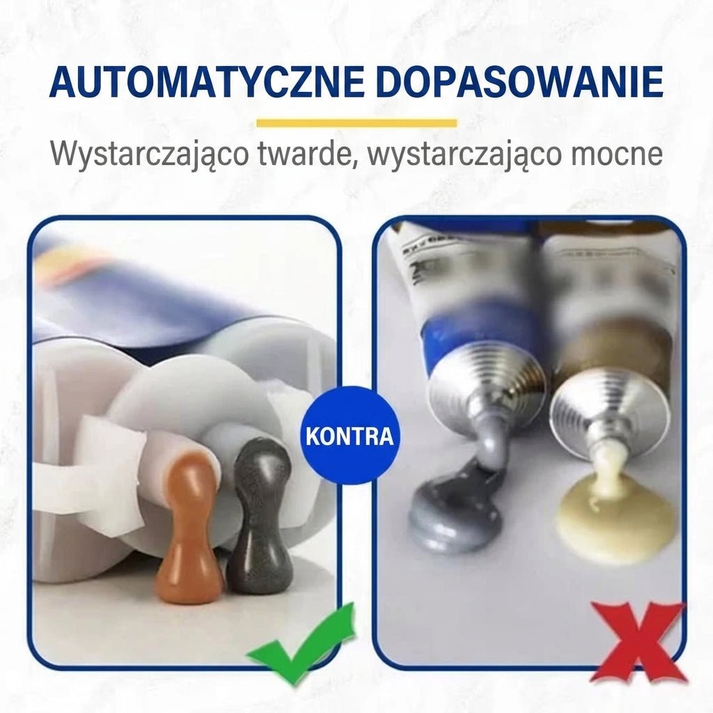 Klej Do Metalu Dwuskładnikowy – Wytrzymały, Odporny Na Wysokie Temperatury, 1:1 8