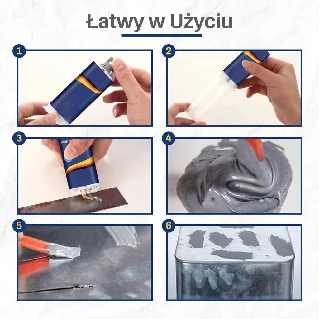Klej Do Metalu Dwuskładnikowy – Wytrzymały, Odporny Na Wysokie Temperatury, 1:1 9