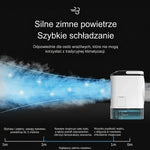 Klimatyzator Przenośny z Atomizacją – 3 Prędkości Wentylatora, Chłodzenie do 5m 9