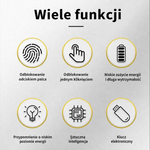 Kłódka na Odcisk Palca – Szybkie Odblokowanie w 0,2 Sekundy, Zamek do Szafek i Plecaków