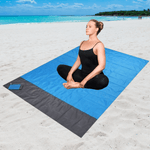 Koc Piknikowy Wodoodporny 140x152 cm – Lekki, Wielofunkcyjny Do Kempingu i Plażowania 0