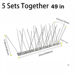 Kolce Odstraszające Ptaki Ze Stali Nierdzewnej - Skuteczna Ochrona Na Zewnątrz 5