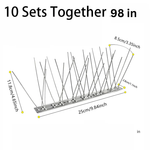 Kolce Odstraszające Ptaki Ze Stali Nierdzewnej - Skuteczna Ochrona Na Zewnątrz 6