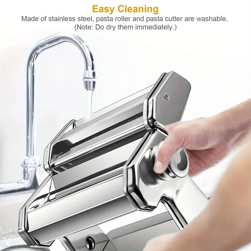 Kompaktowa Maszyna Do Makaronu Ze Stali Nierdzewnej, 6 Poziomów Grubości 3