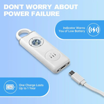 Kompaktowy Brelok Alarmowy z Głośnym Dźwiękiem dla Osobistego Bezpieczeństwa 7