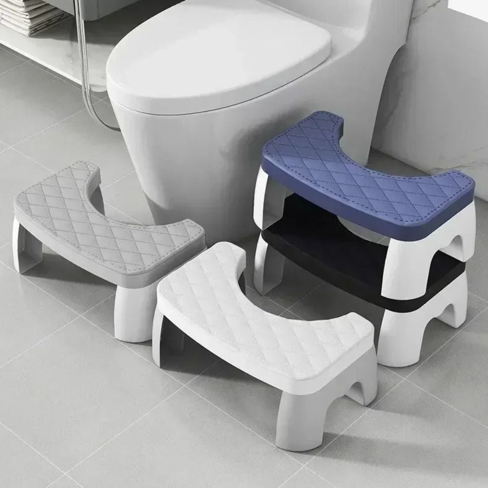 Kompaktowy Stołek Toaletowy Antypoślizgowy – Stabilny i Ergonomiczny 42 x 15 x 17 cm 4
