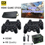 Konsola do Gier 4K HDMI z 64 GB i 20 000 Gier Retro – 2 Bezprzewodowe Gamepady 3