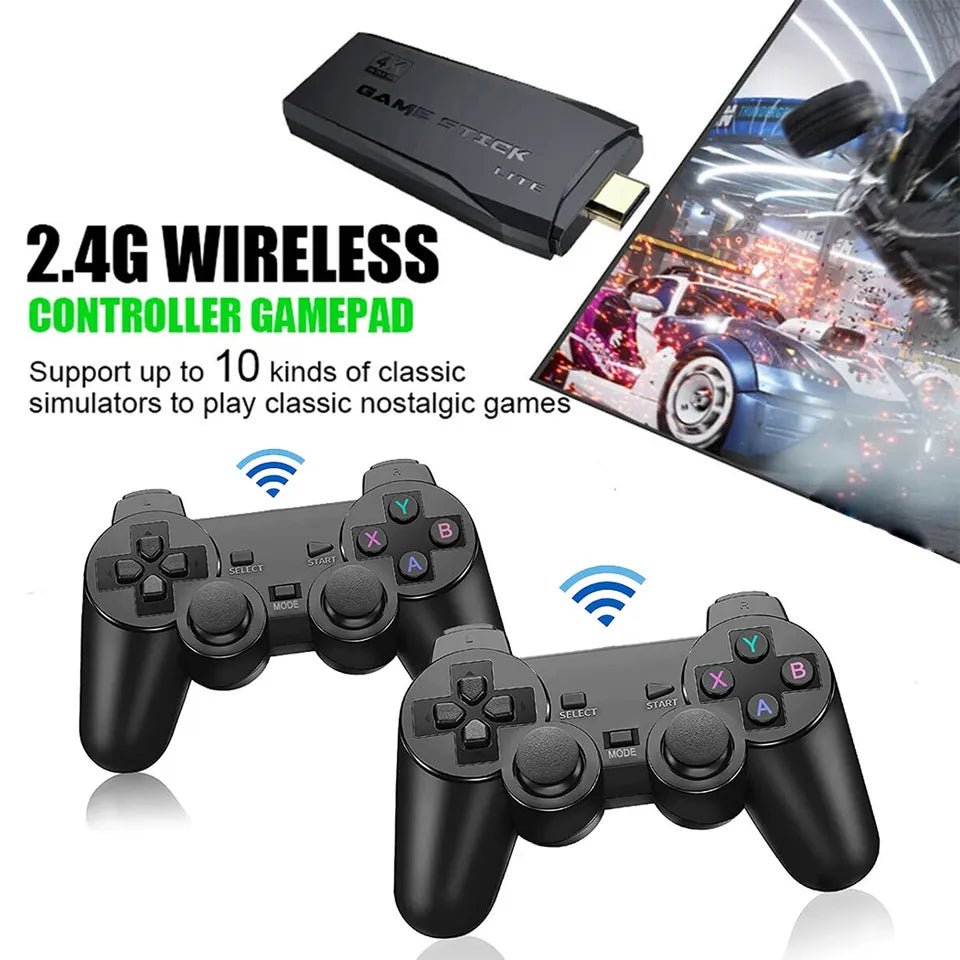 Konsola do Gier 4K HDMI z 64 GB i 20 000 Gier Retro – 2 Bezprzewodowe Gamepady 5