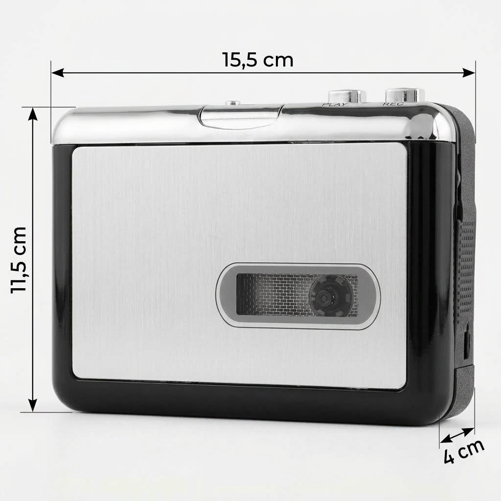 Konwerter Kaset na USB z Automatyczną Konwersją do MP3 – Funkcja Odtwarzania i Walkman 3