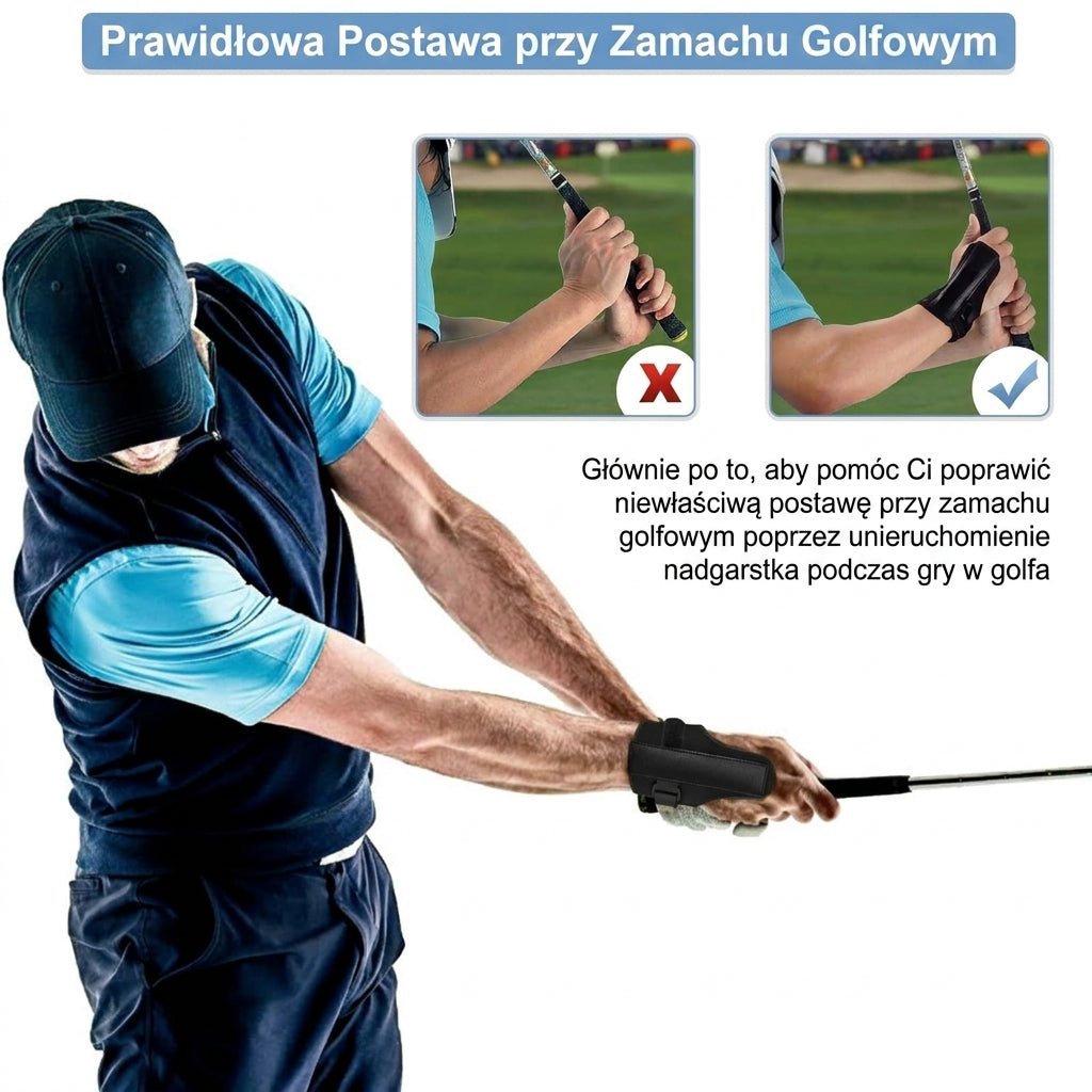 Korektor Nadgarstka do Golfa – Stabilizator z Regulacją dla Lepszego Zamachu 6