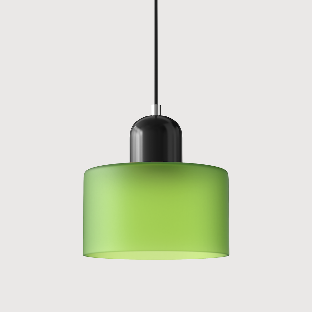 Kreatywna Lampa Wisząca Bauhaus z Kolorowym Szkłem do Oświetlenia Salonu i Jadalni