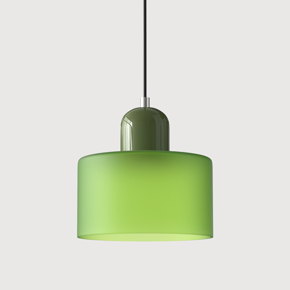 Kreatywna Lampa Wisząca Bauhaus z Kolorowym Szkłem do Oświetlenia Salonu i Jadalni