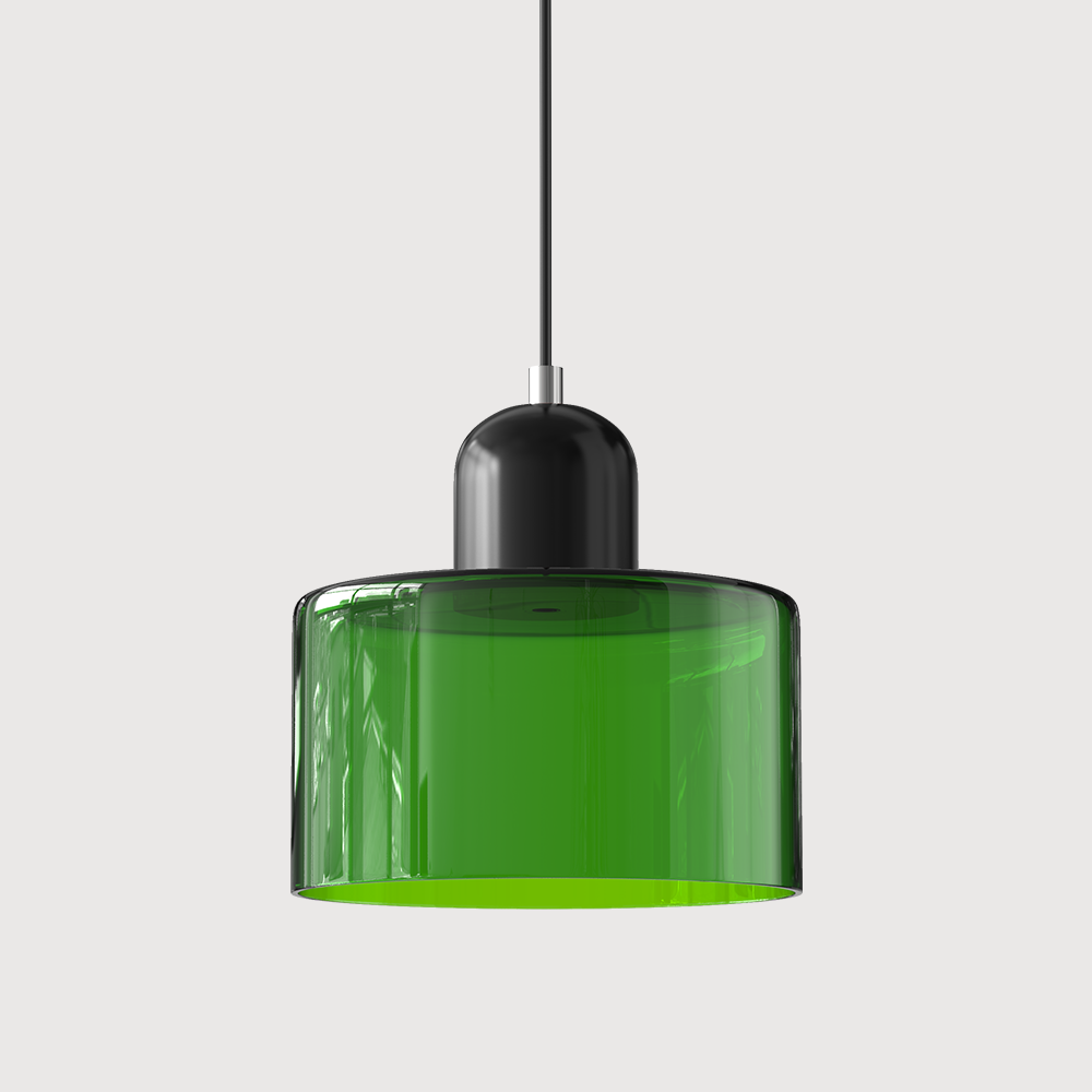 Kreatywna Lampa Wisząca Bauhaus z Kolorowym Szkłem do Oświetlenia Salonu i Jadalni