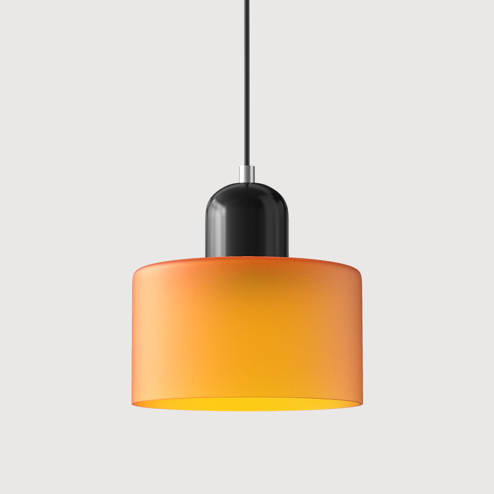 Kreatywna Lampa Wisząca Bauhaus z Kolorowym Szkłem do Oświetlenia Salonu i Jadalni