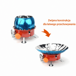 Kuchenka Kempingowa Wiatroszczelna 2800 W – Lekka i Przenośna do Biwaków i Pikników