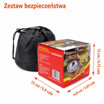 Kuchenka Kempingowa Wiatroszczelna 2800 W – Lekka i Przenośna do Biwaków i Pikników
