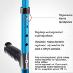 Kula Ortopedyczna Składana Regulowana – Lekka, Antypoślizgowa do Codziennego Użytku 5