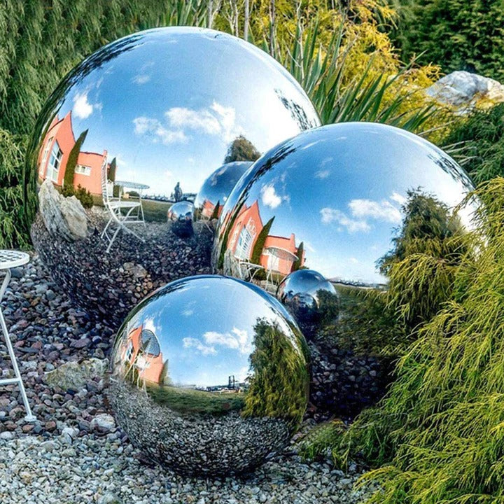 Kulki Obserwacyjne ze Stali Nierdzewnej - Lustrzane, Odporne na Warunki Atmosferyczne 0