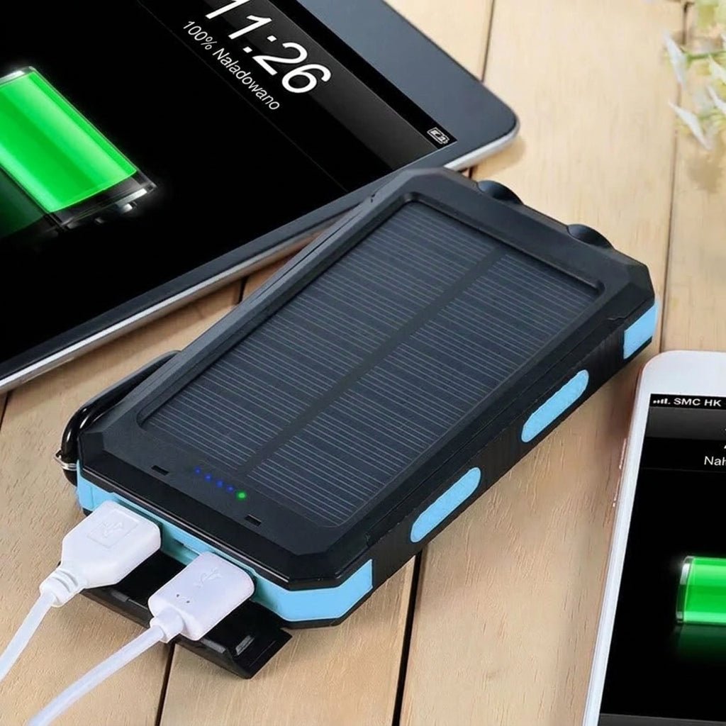 Ładowarka Słoneczna 500000 mAh – Wodoodporny Power Bank z Podwójnymi Portami USB 11