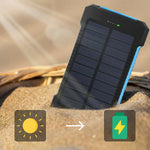 Ładowarka Słoneczna 500000 mAh – Wodoodporny Power Bank z Podwójnymi Portami USB 6