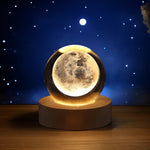 Lampa 3D Crystal Ball z LED - Elegancki Design, Intuicyjne Sterowanie i Relaksacyjne Oświetlenie 0