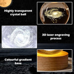 Lampa 3D Crystal Ball z LED - Elegancki Design, Intuicyjne Sterowanie i Relaksacyjne Oświetlenie 5