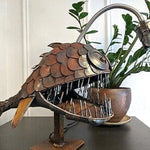 Lampa Anglerfish - Rzeźbiarska Lampa E27 z Kompozytu do Oświetlenia Dekoracyjnego 1