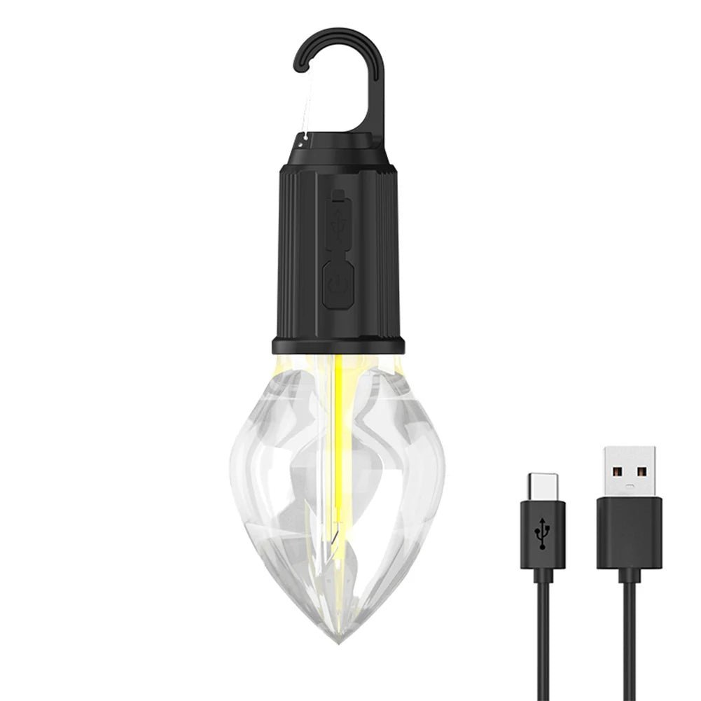 Lampa Kempingowa LED Ładowalna z Haczykiem – Wodoodporna, 3 Tryby Oświetlenia 4