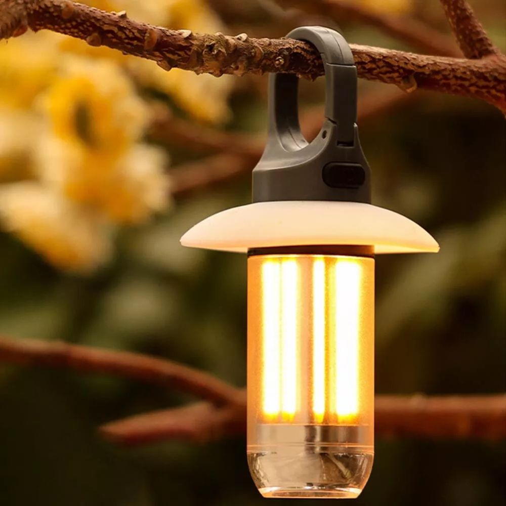 Lampa Kempingowa LED z Ładowaniem – 5 Trybów, Lekka i Przenośna do Użytku na Świeżym Powietrzu 2