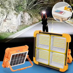 Lampa Kempingowa Przenośna Słoneczna z Power Bankiem – 3 Tryby Światła, Wodoodporna IP66 1
