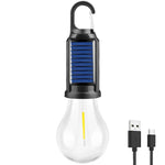 Lampa Kempingowa Słoneczna z Hakim – Wodoodporna, Ładowana przez USB, Przenośna 5