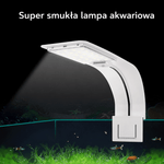 Lampa LED do Akwarium z Naturalnym Światłem – Ultra Cienka, Wodoodporna IPX7
