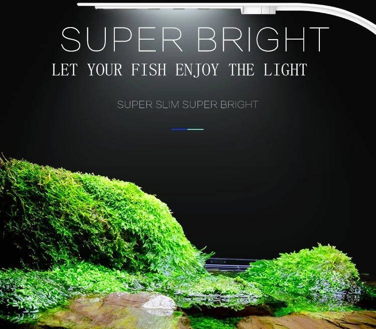 Lampa LED do Akwarium z Naturalnym Światłem – Ultra Cienka, Wodoodporna IPX7 3