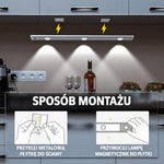 Lampa LED z Czujnikiem Ruchu do Szafy – Bezprzewodowa z Regulacją Jasności i Magnesem 7