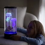 Lampa LED z Meduzą – Realistyczny Ruch, Energooszczędna Dekoracja do Pokoju Dziecięcego i Biura 0