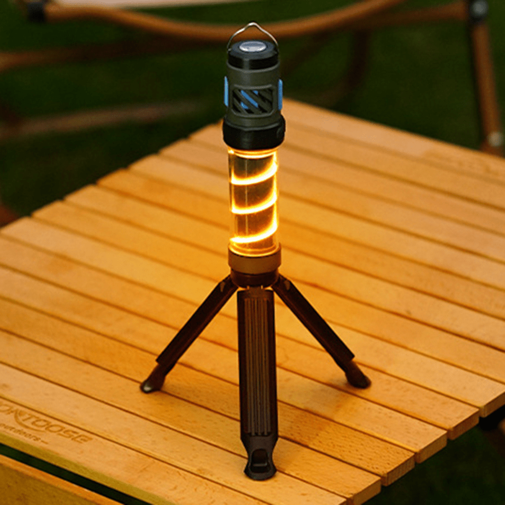 Lampa Na Zewnątrz Odstraszająca Komary – Ładowana, Wodoodporna, Idealna Do Ogrodu 3