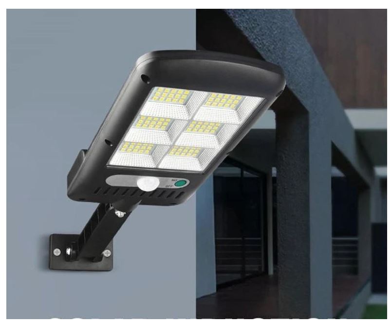 Lampa Ogrodowa LED Zasilana Energią Słoneczną z Czujnikiem Ruchu – Wodoodporna, Bezprzewodowa 0