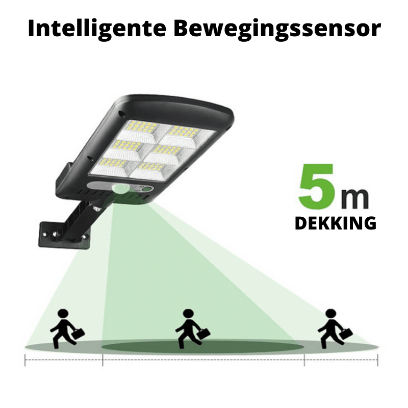 Lampa Ogrodowa LED Zasilana Energią Słoneczną z Czujnikiem Ruchu – Wodoodporna, Bezprzewodowa 3