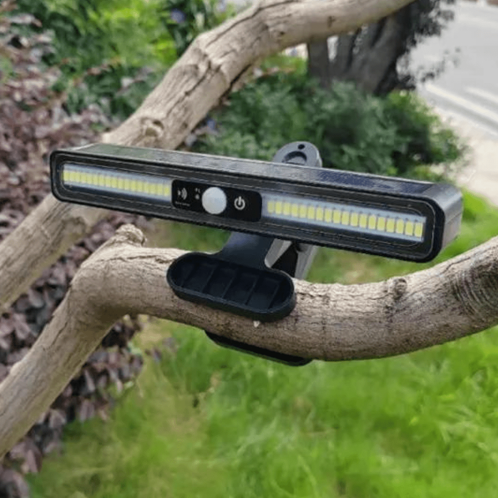 Lampa Ogrodowa Słupkowa Zasilana Energiją Słoneczną z Czujnikiem Ruchu IP65 0