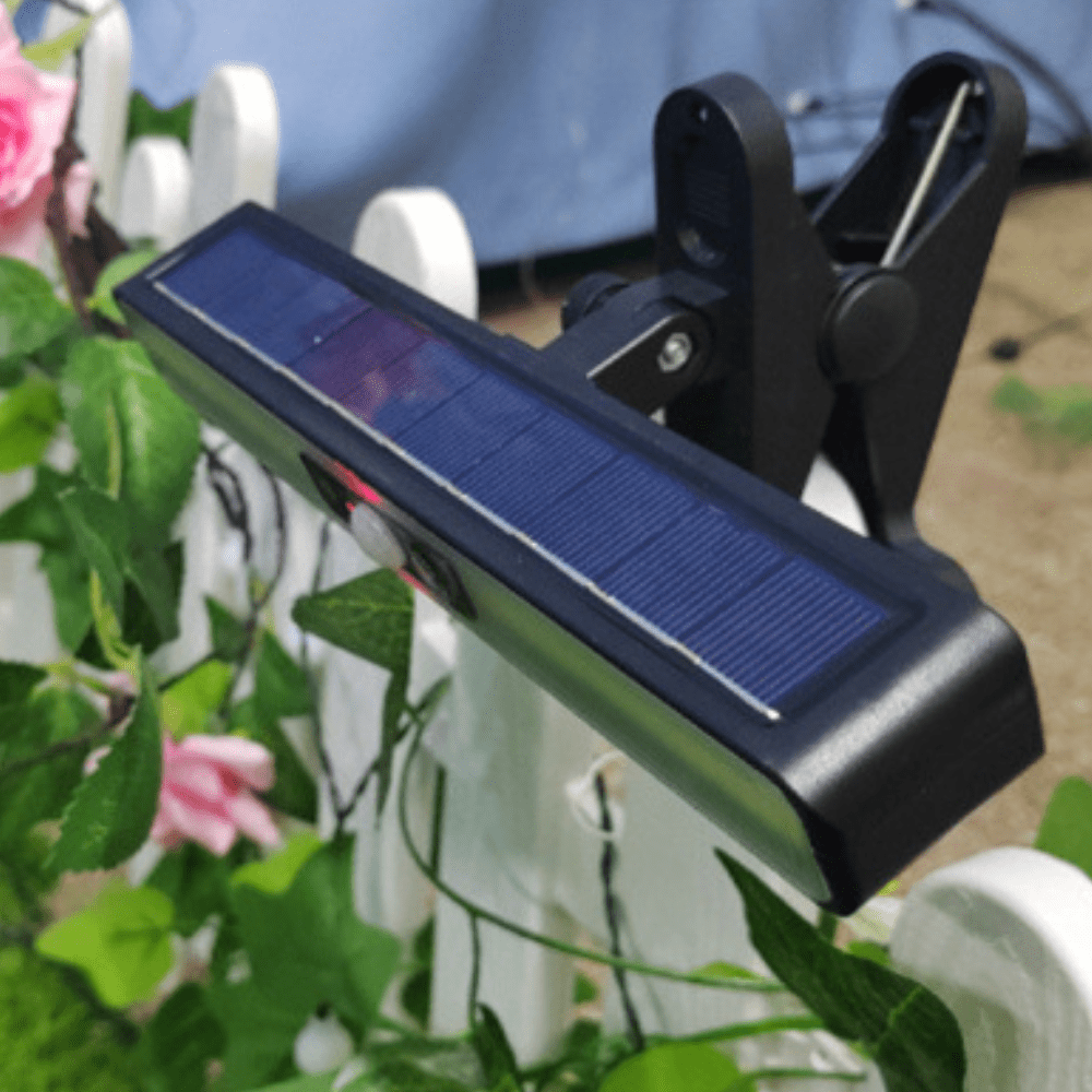 Lampa Ogrodowa Słupkowa Zasilana Energiją Słoneczną z Czujnikiem Ruchu IP65 1