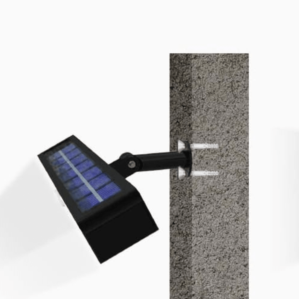 Lampa Ogrodowa Słupkowa Zasilana Energiją Słoneczną z Czujnikiem Ruchu IP65 3