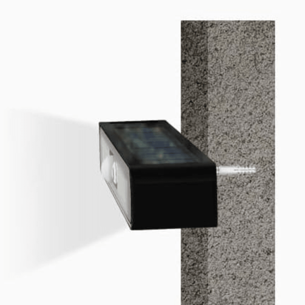 Lampa Ogrodowa Słupkowa Zasilana Energiją Słoneczną z Czujnikiem Ruchu IP65 4