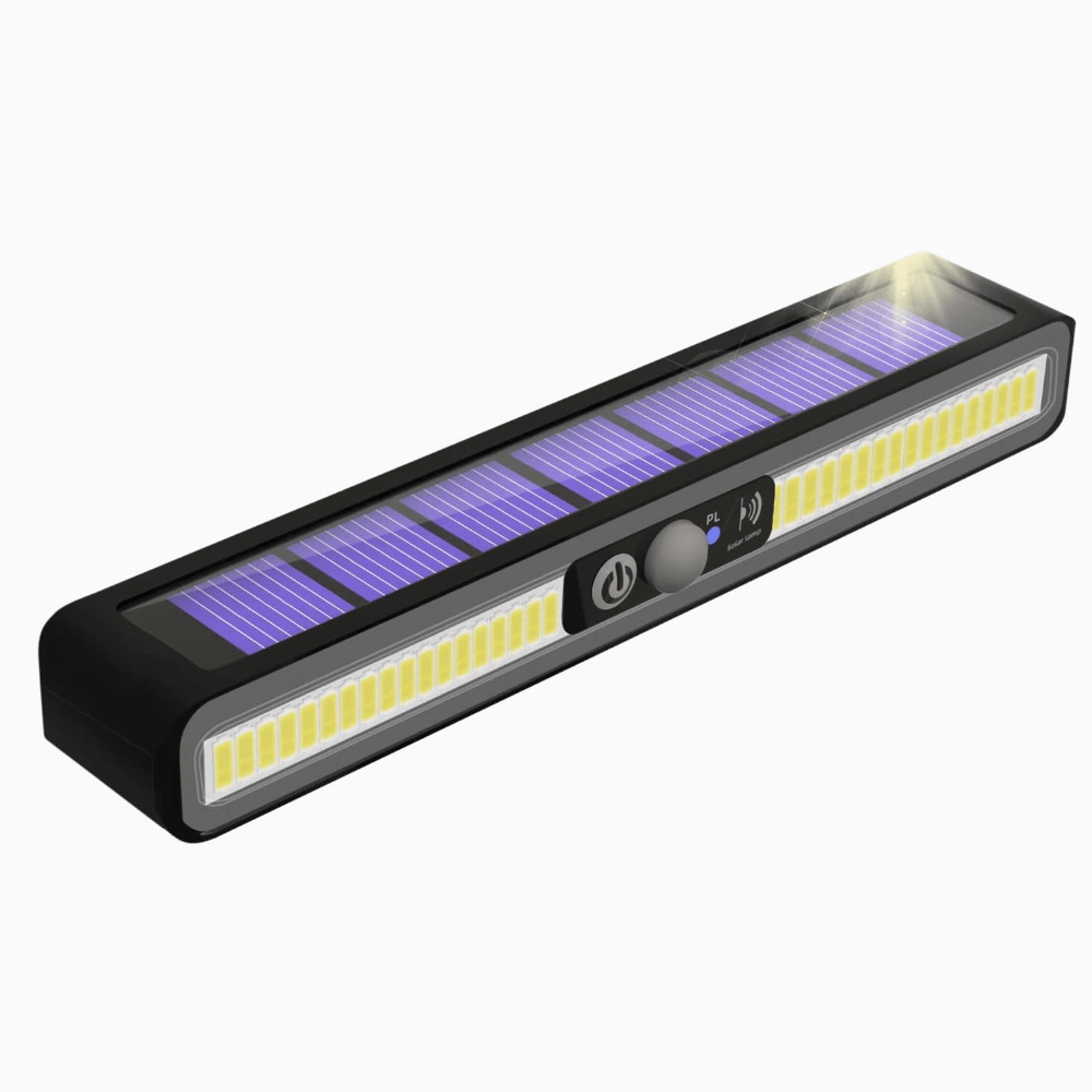 Lampa Ogrodowa Słupkowa Zasilana Energiją Słoneczną z Czujnikiem Ruchu IP65 5