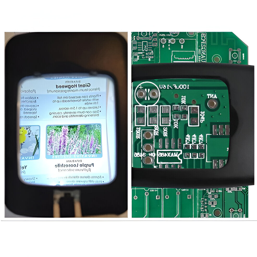 Lampa Podłogowa do Czytania z Powiększeniem 3X i 12 Diodami LED – Regulowane Oświetlenie Hobbystyczne 2
