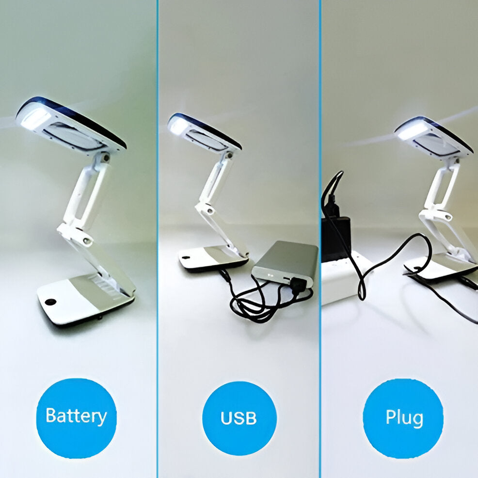 Lampa Podłogowa do Czytania z Powiększeniem 3X i 12 Diodami LED – Regulowane Oświetlenie Hobbystyczne 4
