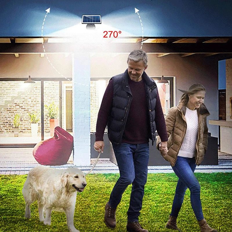 Lampa Słoneczna z Czujnikiem Ruchu – 74 LED, Wodoodporna IP65 do Oświetlenia Zewnętrznego 2
