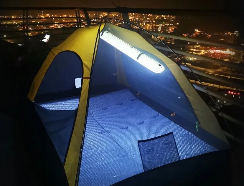Lampa Solarna Kempingowa Przenośna IPX7 – Składana, Wodoodporna z Akumulatorem 2000 mAh 4