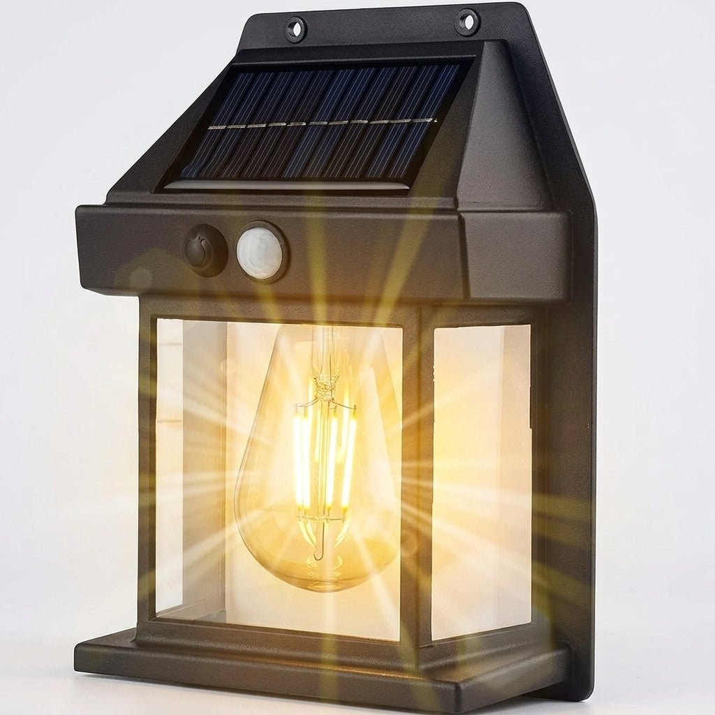 Lampa Solarna LED Ogrodowa z Czujnikiem Ruchu – Wodoodporna, Bezprzewodowa, Energooszczędna 2
