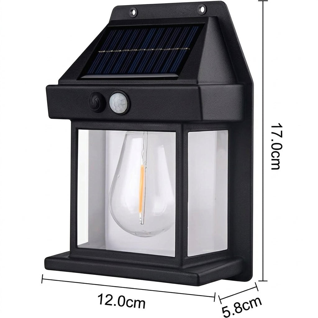 Lampa Solarna LED Ogrodowa z Czujnikiem Ruchu – Wodoodporna, Bezprzewodowa, Energooszczędna 3